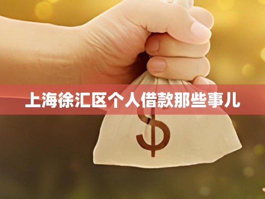 上海徐汇区个人借款那些事儿