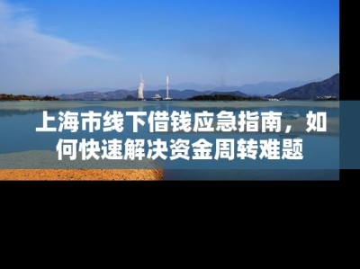 上海市线下借钱应急指南，如何快速解决资金周转难题